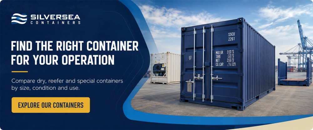 Explore SILVERSEA Containers’ dry, reefer and special container options for different operational requirements.