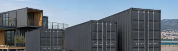 Comparativa de contenedores marítimos 20 pies, 40 pies y 40 High Cube para vivienda modular