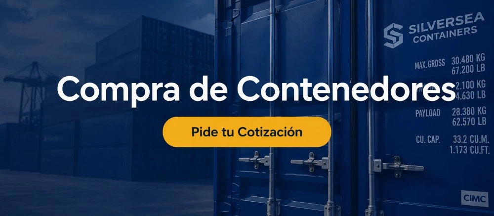 Compra contenedores marítimos con SILVERSEA Containers y solicita una cotización